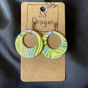 Polymer clay earrings